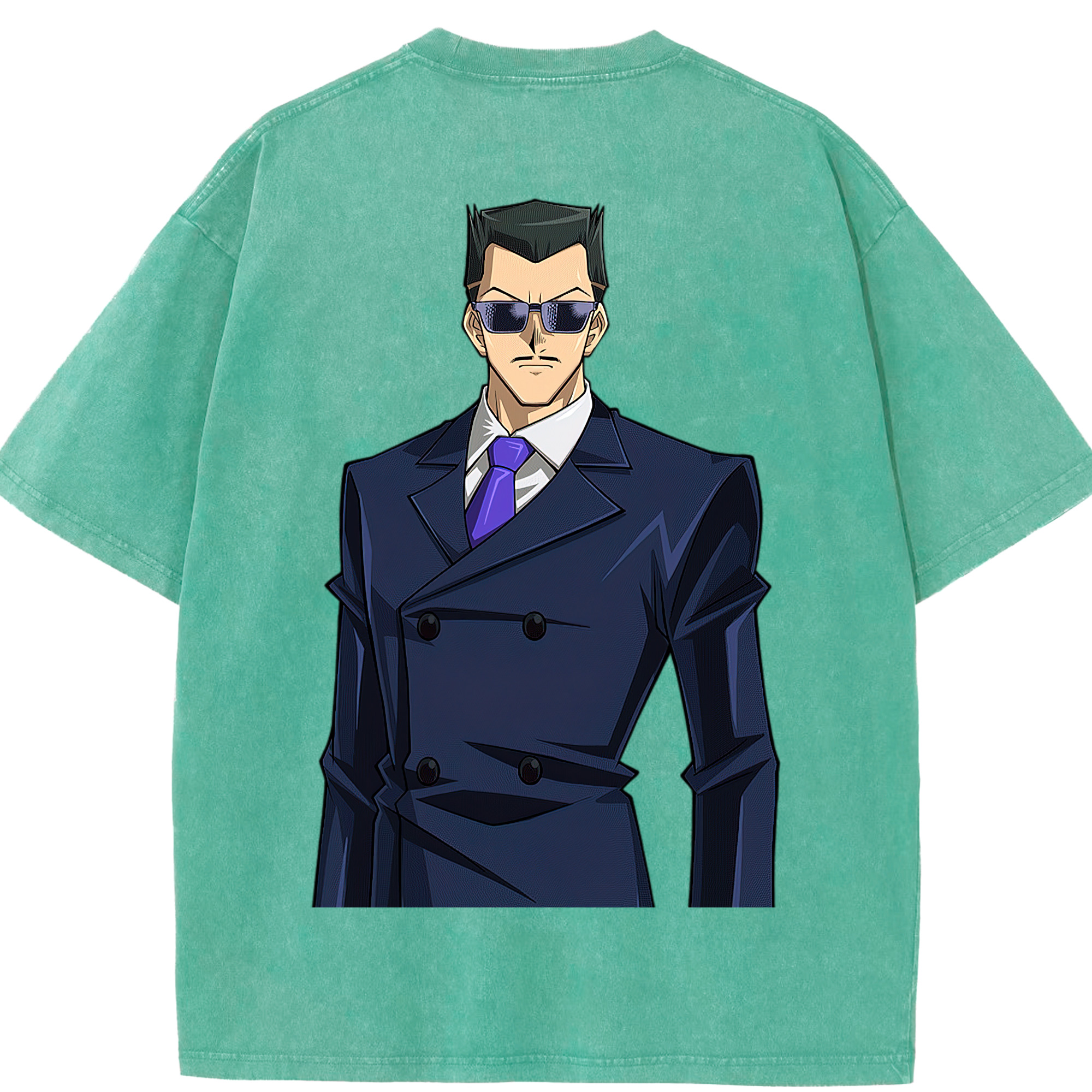 （画像用） 遊☆戯☆王 Yu-Gi-Oh! 綿100% ヴィンテージ風 半袖Tシャツ（背面プリント）